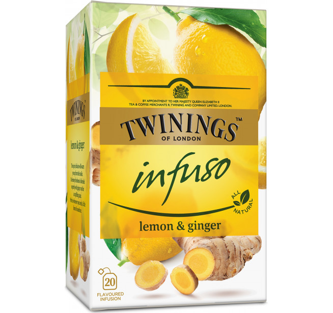 Ceai Twinings Infuzie Lamaie si Ghimbir 20 Pliculete